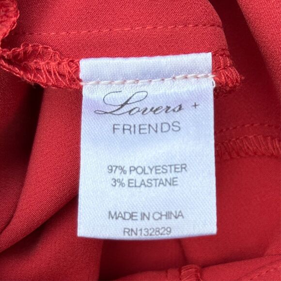 Lovers & Friends Revolve Angeli Wide Leg High Rise Pants XS Belted Office Chic - Picture 10 of 12